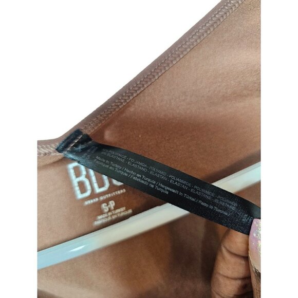 Urban Outfitters BDG Long Sleeve V Neck Soft Stretchy Crop Top SZ S - Picture 3 of 5